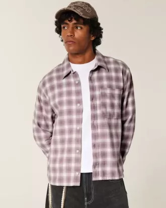Camisa de franela cuadrada