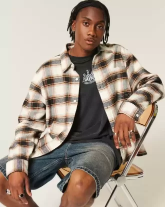 Camisa de franela cuadrada