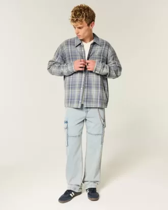 Camisa de franela cuadrada