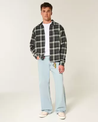 Camisa de franela cuadrada