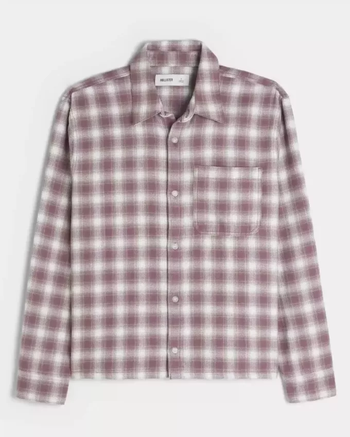 Camisa de franela cuadrada Camisa de franela cuadrada