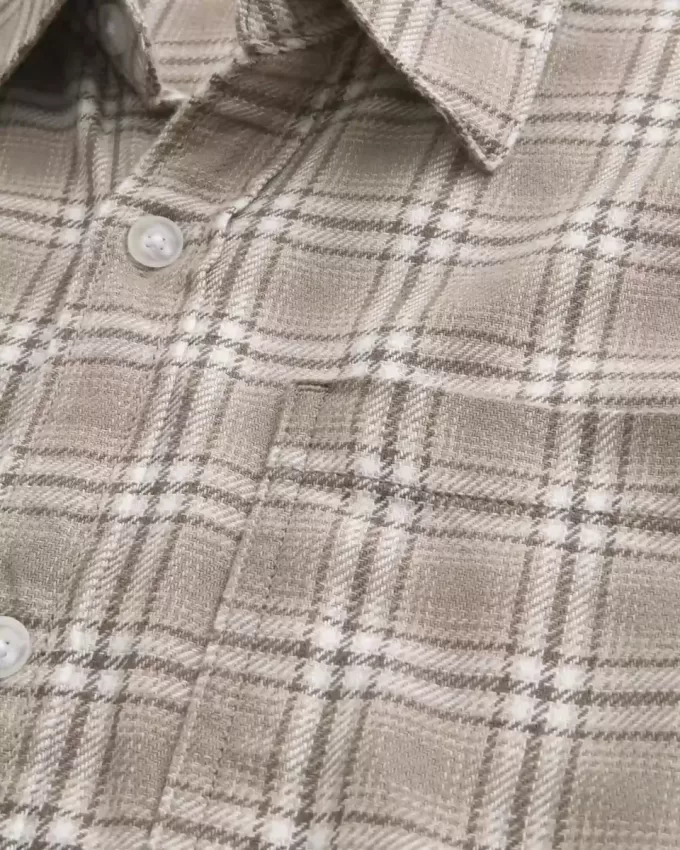 Camisa de franela cuadrada Camisa de franela cuadrada