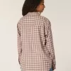 Camisa de franela de gran tamaño Camisa de franela de gran tamaño