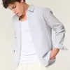 Camisa de mezcla de lino con botones Camisa de mezcla de lino con botones