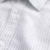 Camisa de mezcla de lino con botones Camisa de mezcla de lino con botones
