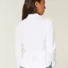 Camisa de popelina con botones Camisa de popelina con botones
