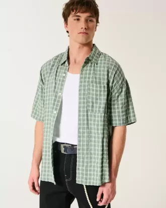 Camisa holgada de manga corta