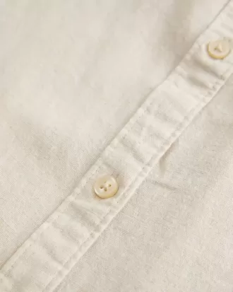 Camisa oversize de mezcla de lino