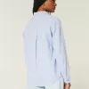 Camisa oversize de mezcla de lino Camisa oversize de mezcla de lino