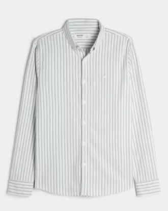 Camisa Oxford de manga larga