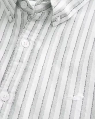 Camisa Oxford de manga larga
