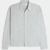 Camisa relajada de mezcla de lino Camisa relajada de mezcla de lino