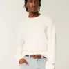 Camisa térmica de manga larga y cuello redondo relajada Camisa térmica de manga larga y cuello redondo relajada