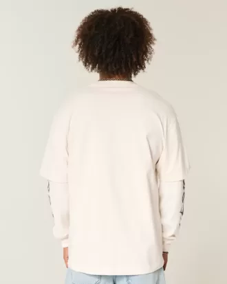 Camisa térmica estampada de capas cuadradas