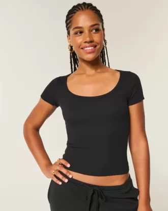 Camiseta con escote redondo