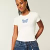 Camiseta con estampado de mariposa para bebé Camiseta con estampado de mariposa para bebé