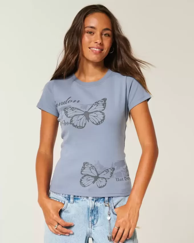 Camiseta con estampado de mariposas de Londres para bebé Camiseta con estampado de mariposas de Londres para bebé