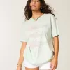 Camiseta con gráfico de pez de gran tamaño Camiseta con gráfico de pez de gran tamaño