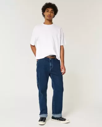 Camiseta corta de corte cuadrado y peso pesado