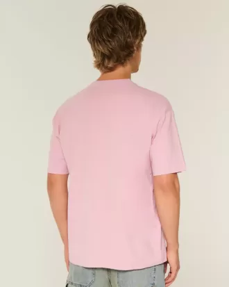 Camiseta de algodón de peso pesado y corte cuadrado