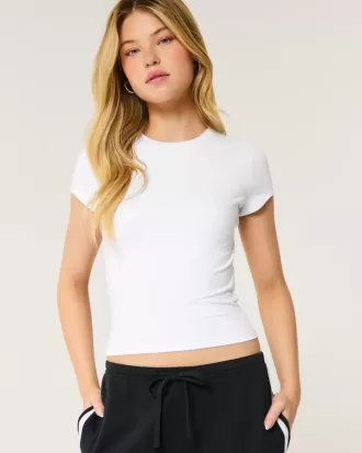 Camiseta de bebé de tejido suave y elástico sin costuras