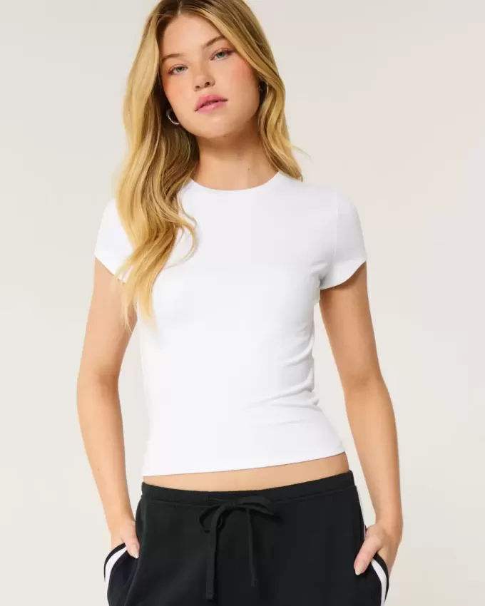 Camiseta de bebé de tejido suave y elástico sin costuras Camiseta de bebé de tejido suave y elástico sin costuras