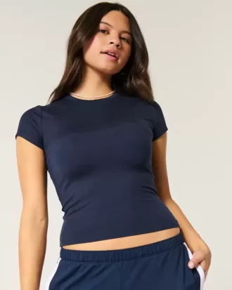 Camiseta de bebé de tejido suave y elástico sin costuras