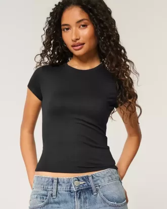Camiseta de bebé de tejido suave y elástico sin costuras