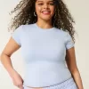 Camiseta de bebé de tejido suave y elástico sin costuras