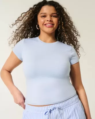 Camiseta de bebé de tejido suave y elástico sin costuras