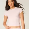 Camiseta de bebé de tejido suave y elástico sin costuras