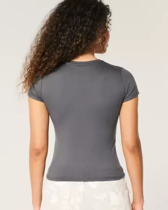 Camiseta de bebé de tejido suave y elástico sin costuras