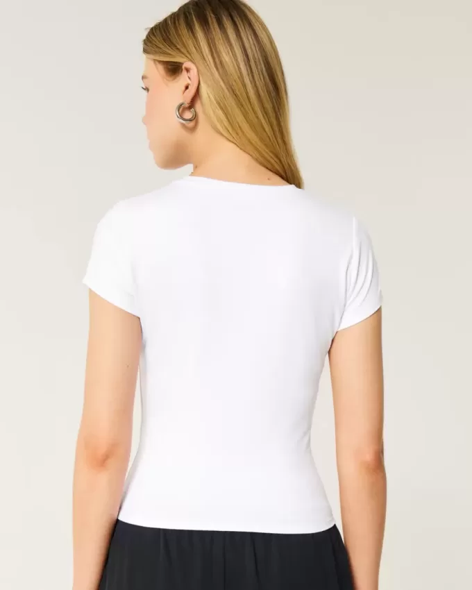 Camiseta de bebé de tejido suave y elástico sin costuras Camiseta de bebé de tejido suave y elástico sin costuras
