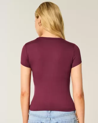 Camiseta de bebé de tejido suave y elástico sin costuras