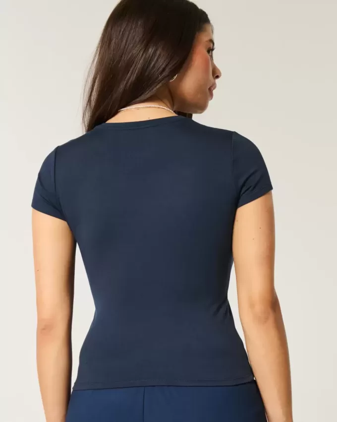 Camiseta de bebé de tejido suave y elástico sin costuras Camiseta de bebé de tejido suave y elástico sin costuras