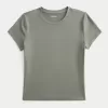 Camiseta de bebé de tejido suave y elástico sin costuras