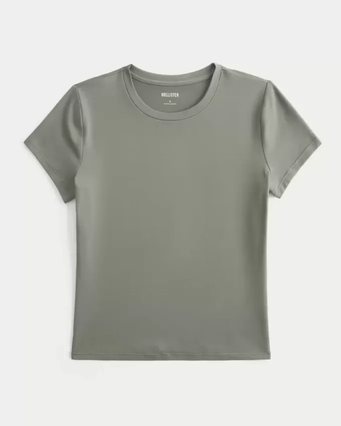 Camiseta de bebé de tejido suave y elástico sin costuras