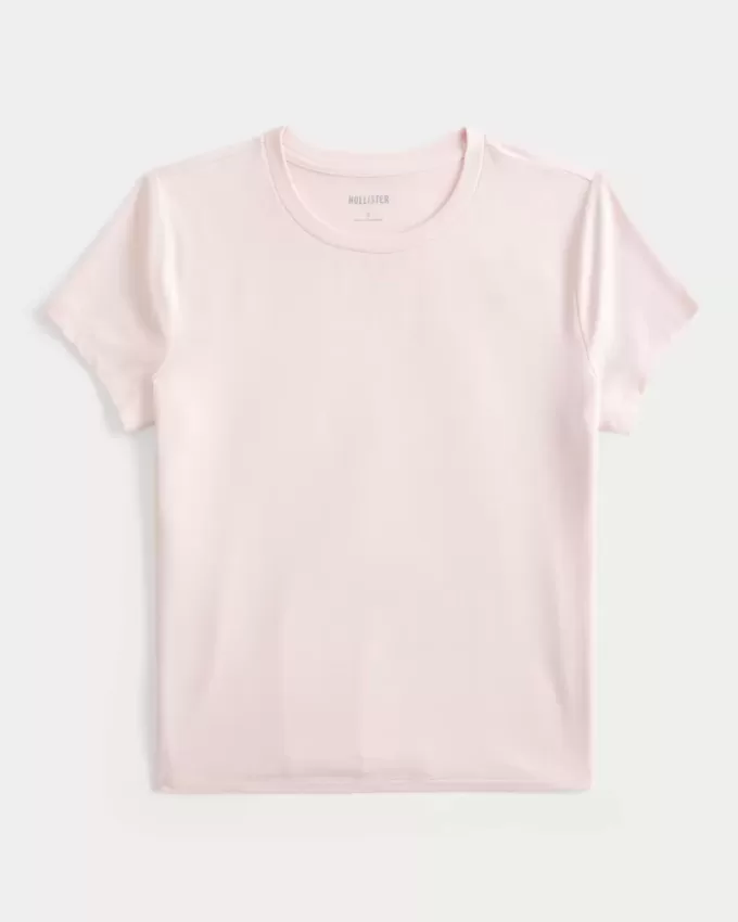 Camiseta de bebé de tejido suave y elástico sin costuras