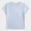 Camiseta de bebé de tejido suave y elástico sin costuras