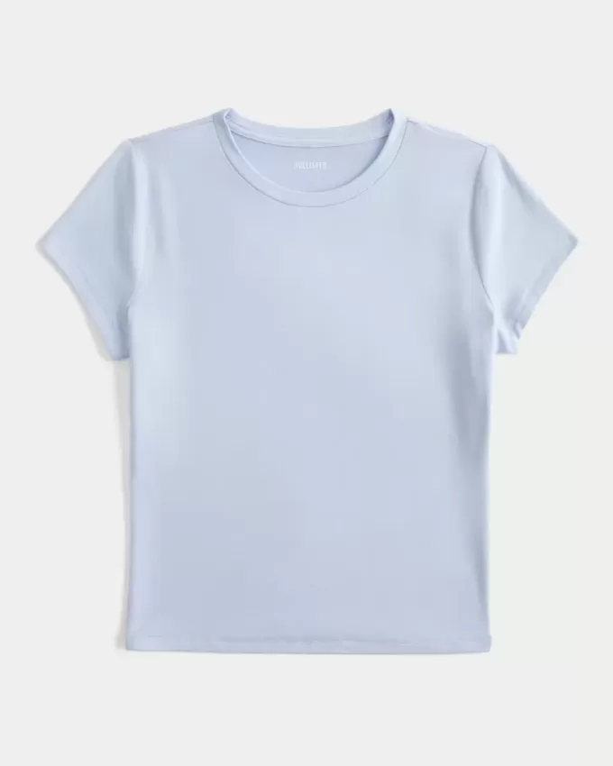 Camiseta de bebé de tejido suave y elástico sin costuras