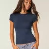 Camiseta de bebé de tela sin costuras con cuello redondo Camiseta de bebé de tela sin costuras con cuello redondo