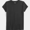 Camiseta de bebé de tela sin costuras con cuello redondo Camiseta de bebé de tela sin costuras con cuello redondo