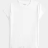 Camiseta de bebé de tela sin costuras con cuello redondo Camiseta de bebé de tela sin costuras con cuello redondo