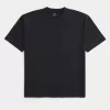 Camiseta de cuello redondo con adornos de estrellas y peso pesado de estilo cuadrado Camiseta de cuello redondo con adornos de estrellas y peso pesado de estilo cuadrado