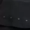 Camiseta de cuello redondo con adornos de estrellas y peso pesado de estilo cuadrado Camiseta de cuello redondo con adornos de estrellas y peso pesado de estilo cuadrado