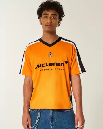 Camiseta de fútbol con gráfico cuadrado de McLaren