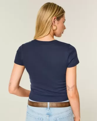 Camiseta de manga corta fácil para bebé