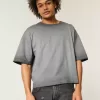 Camiseta de tripulación de peso pesado