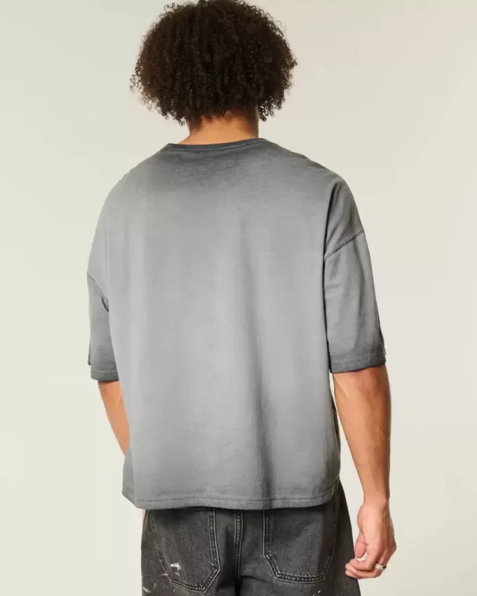 Camiseta de tripulación de peso pesado