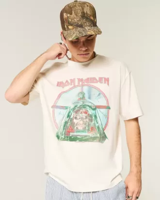 Camiseta gráfica cuadrada de Iron Maiden